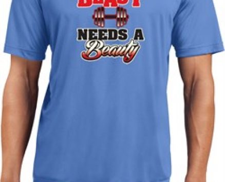 Mens Fitness Shirt Every Beast Moisture Wicking Tee T-Shirt