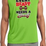 Mens Fitness Shirt Every Beast Sleeveless Moisture Wicking Tee T-Shirt