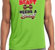 Mens Fitness Shirt Every Beast Sleeveless Moisture Wicking Tee T-Shirt