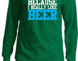 Mens Fitness Shirt I Train For Beer Long Sleeve Tee