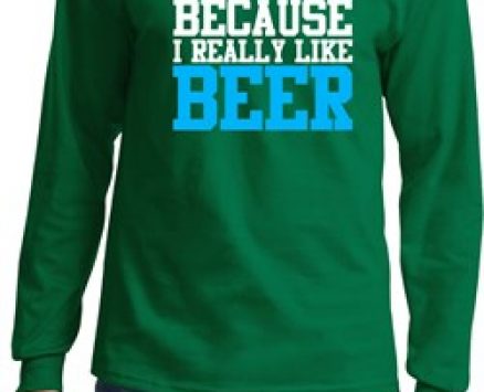 Mens Fitness Shirt I Train For Beer Long Sleeve Tee