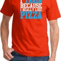 Mens Fitness Shirt I Train For Pizza Tee T-Shirt