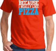 Mens Fitness Shirt I Train For Pizza Tee T-Shirt