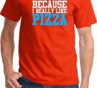 Mens Fitness Shirt I Train For Pizza Tee T-Shirt