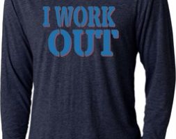 Mens Fitness Shirt I Work Out Lightweight Hoodie Tee T-Shirt