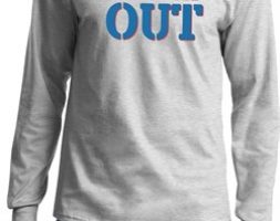 Mens Fitness Shirt I Work Out Long Sleeve Tee T-Shirt