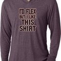 Mens Fitness Shirt Id Flex Lightweight Hoodie Tee T-Shirt