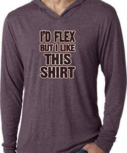 Mens Fitness Shirt Id Flex Lightweight Hoodie Tee T-Shirt