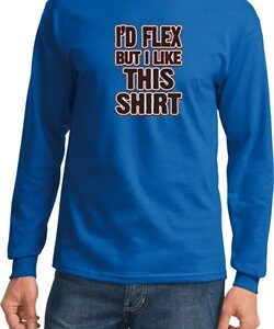 Mens Fitness Shirt Id Flex Long Sleeve Tee T-Shirt