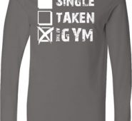 Mens Fitness Shirt Single Taken At The Gym Lightweight Hoodie Tee