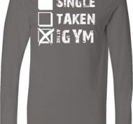 Mens Fitness Shirt Single Taken At The Gym Lightweight Hoodie Tee