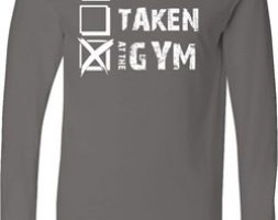 Mens Fitness Shirt Single Taken At The Gym Lightweight Hoodie Tee