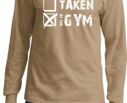 Mens Fitness Shirt Single Taken At The Gym Long Sleeve Tee T-Shirt