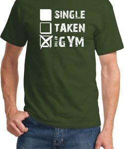 Mens Fitness Shirt Single Taken At The Gym Tee T-Shirt