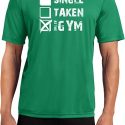 Mens Fitness Shirt Single Taken Gym Moisture Wicking Tee T-Shirt