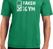 Mens Fitness Shirt Single Taken Gym Moisture Wicking Tee T-Shirt