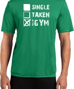 Mens Fitness Shirt Single Taken Gym Moisture Wicking Tee T-Shirt