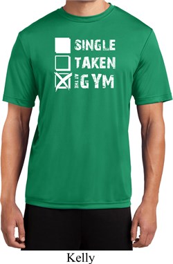 Mens Fitness Shirt Single Taken Gym Moisture Wicking Tee T-Shirt