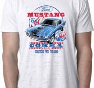 Mens Ford Shirt 1968 Cobra Jet Burnout Shirt
