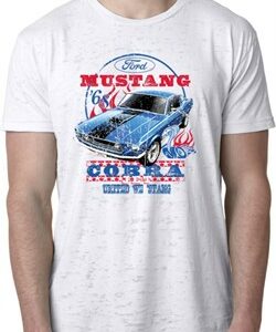 Mens Ford Shirt 1968 Cobra Jet Burnout Shirt