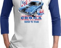 Mens Ford Shirt 1968 Cobra Jet Raglan Shirt