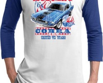 Mens Ford Shirt 1968 Cobra Jet Raglan Shirt