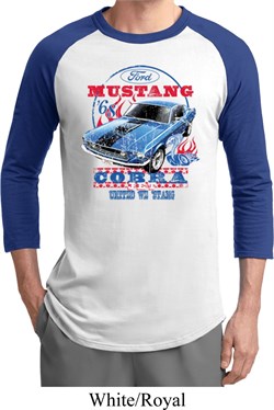 Mens Ford Shirt 1968 Cobra Jet Raglan Shirt