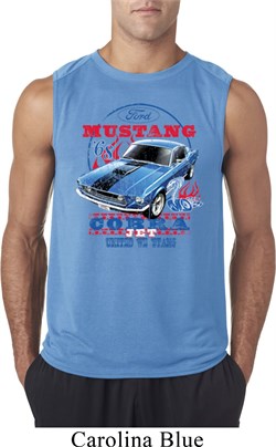 Mens Ford Shirt 1968 Cobra Jet Sleeveless Shirt