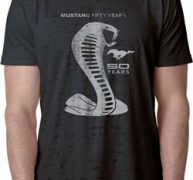 Mens Ford Shirt 50 Years Cobra Burnout Tee T-Shirt