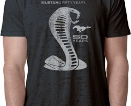 Mens Ford Shirt 50 Years Cobra Burnout Tee T-Shirt