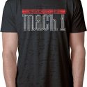 Mens Ford Shirt 50 Years Mach 1 Burnout Tee T-Shirt