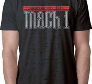 Mens Ford Shirt 50 Years Mach 1 Burnout Tee T-Shirt