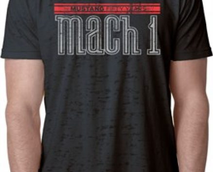 Mens Ford Shirt 50 Years Mach 1 Burnout Tee T-Shirt