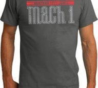 Mens Ford Shirt 50 Years Mach 1 Organic Tee T-Shirt