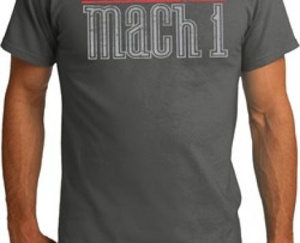 Mens Ford Shirt 50 Years Mach 1 Organic Tee T-Shirt