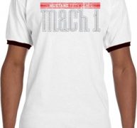 Mens Ford Shirt 50 Years Mach 1 Ringer Tee T-Shirt