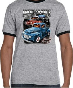 Mens Ford Shirt American Made Ringer Shirt