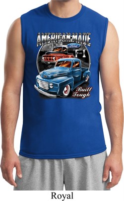 Mens Ford Shirt American Made Sleeveless Muscle Shirt