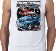 Mens Ford Shirt American Made Sleeveless Shirt