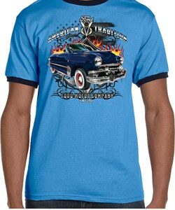 Mens Ford Shirt American Tradition Ringer Shirt