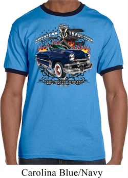 Mens Ford Shirt American Tradition Ringer Shirt