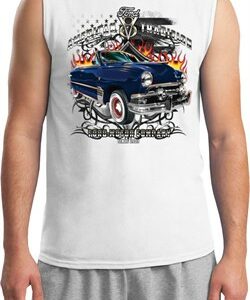 Mens Ford Shirt American Tradition Sleeveless Muscle Shirt