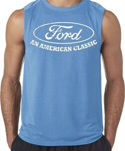 Mens Ford Shirt An American Classic Sleeveless Shirt