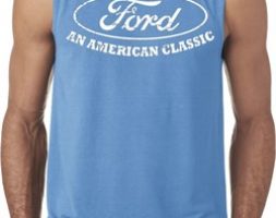 Mens Ford Shirt An American Classic Sleeveless Shirt