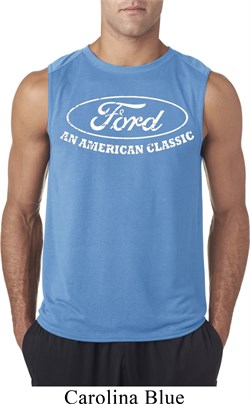 Mens Ford Shirt An American Classic Sleeveless Shirt