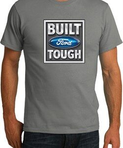 Mens Ford Shirt Built Ford Tough Organic Tee T-Shirt