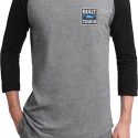 Mens Ford Shirt Built Ford Tough Pocket Print Raglan Tee T-Shirt