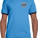 Mens Ford Shirt Built Ford Tough Pocket Print Ringer Tee T-Shirt