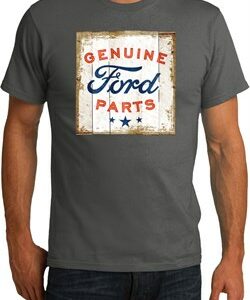 Mens Ford Shirt Distressed Genuine Ford Parts Organic Tee T-Shirt