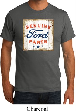 Mens Ford Shirt Distressed Genuine Ford Parts Organic Tee T-Shirt